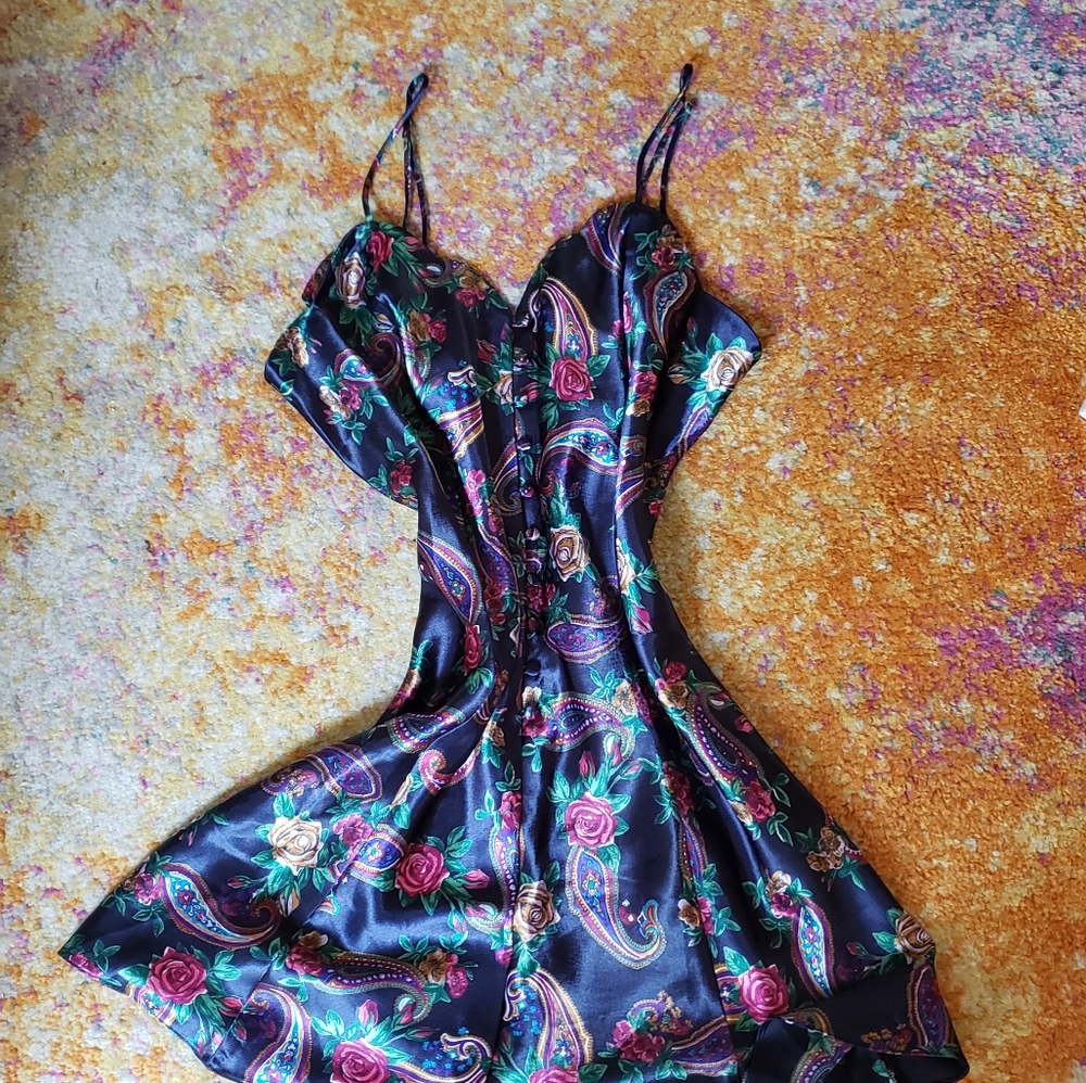 Victoria's secret vintage multicolor babydoll dress